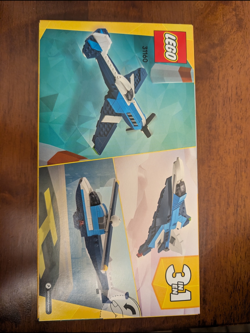 LEGO Creator 3-in-1#31160Aircraft: Race Plane